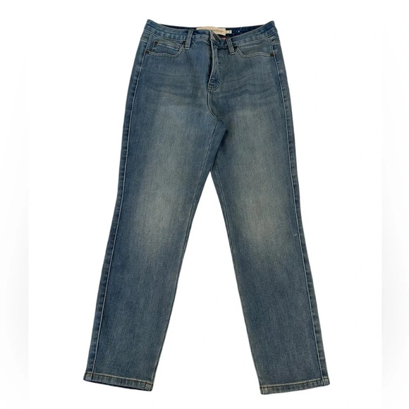 Soft Surroundings Lightweight Straight Leg Denim Jeans - Picture 1 of 6
